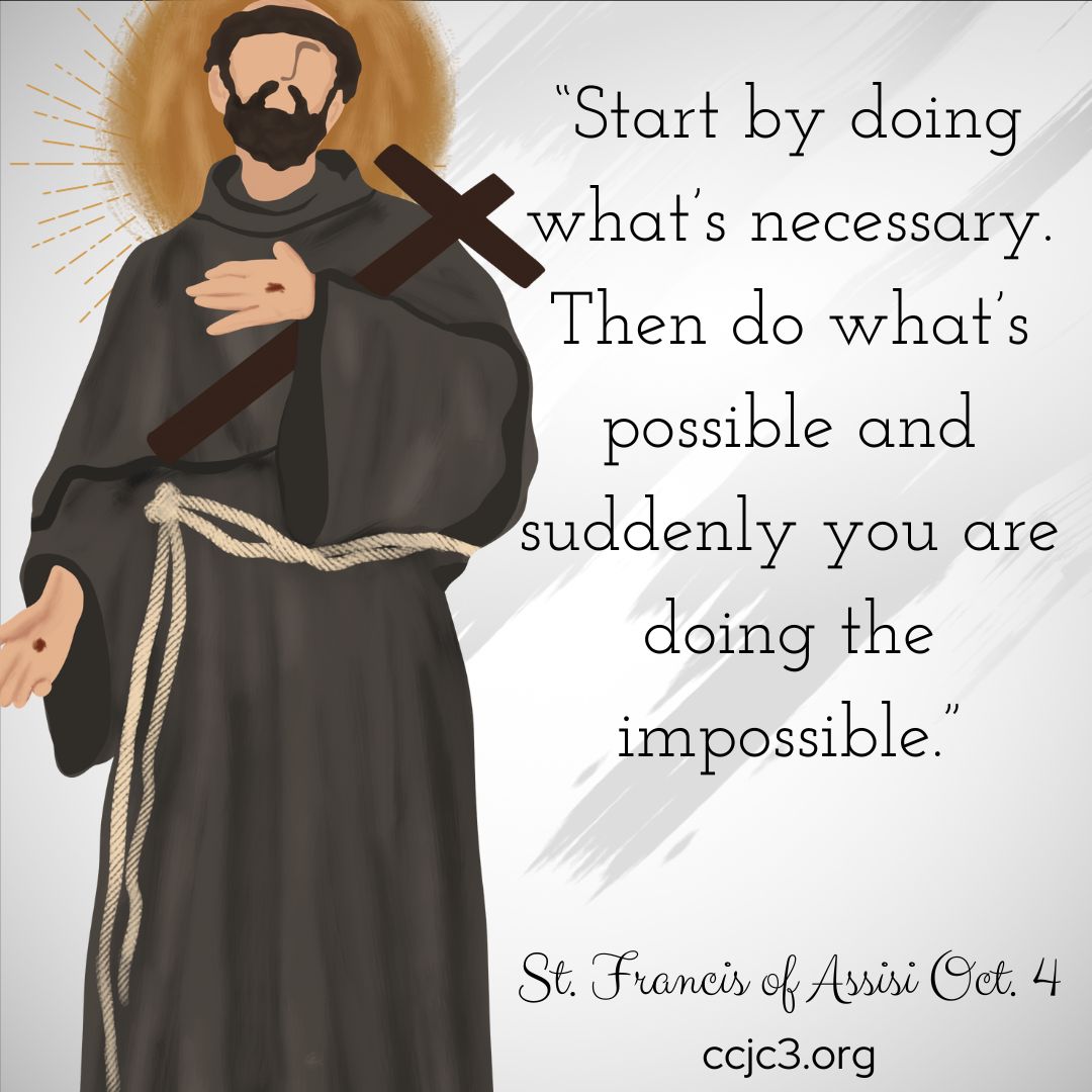 St. Francis of AssisiA Saint of Strength - CCJC